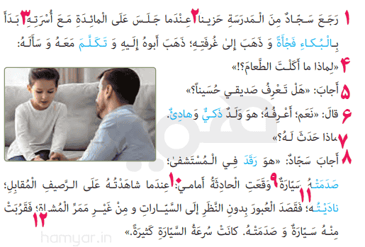 ترجمه درس دوم صفحه ۲۳ عربی نهم